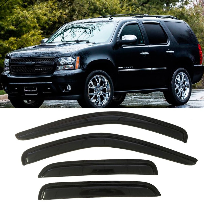 STARTSHIP 94514 Side Window Visor Wind Vent Deflector fit for