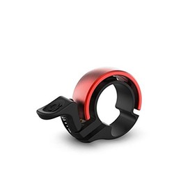 Knog Oi Classic S Bicycle Bell, red, Small (22.2mm)