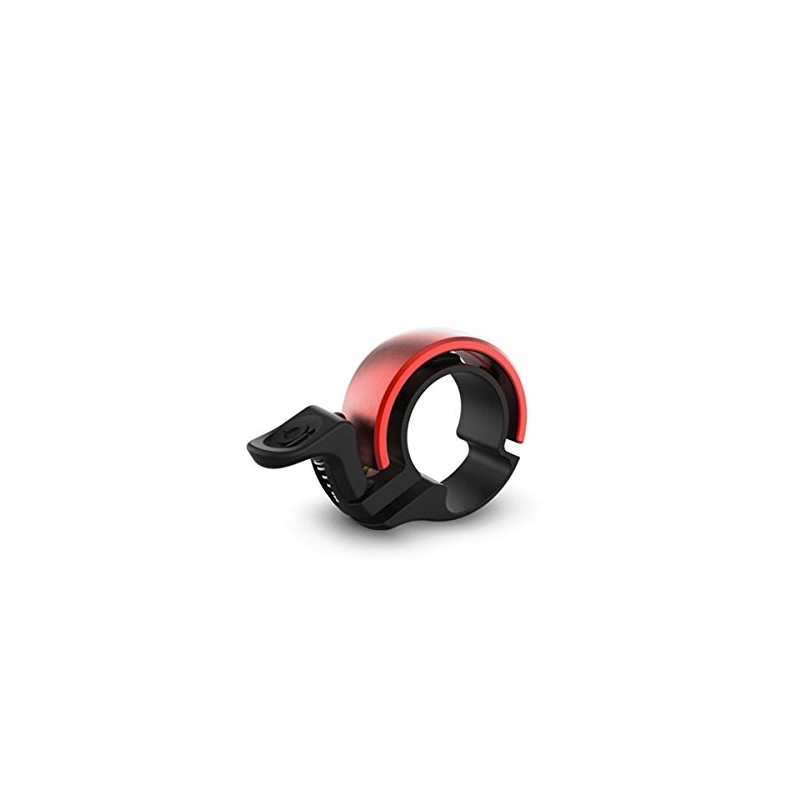 Knog Oi Classic S Bicycle Bell, red, Small (22.2mm)