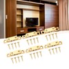 6 Set Cabinet Door Catch Brass Cabinet Door Closet Ball
