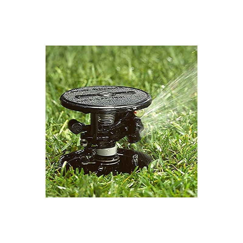 Rain Bird Maxi-Paw Sprinkler Full Rim and Variable Sector, Black