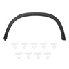 Front Mudguard Flare ABS Wheel Eyebrow Arch Molding Trim Replacement