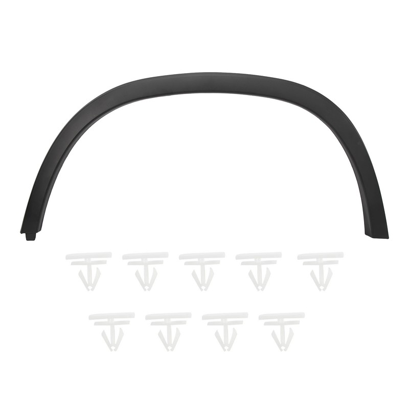 Front Mudguard Flare ABS Wheel Eyebrow Arch Molding Trim Replacement