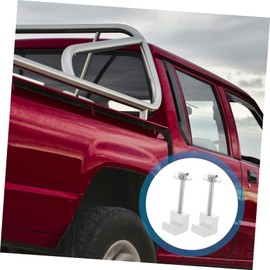 GLEAVI 2pcs Truck Clamp Truck Cap Clip Canopy Clamps Truck Tool Car Topper Clamps Supply Truck Bed Topper Clamp Net Toggle Clamp Heavy Duty Hooks Trucks J Bolt Aluminum Alloy Silver