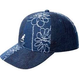 Kangol Denim Mash Up Baseball Hat - Medium Blue Floral / 1SFM Baseball & Sport Caps One Size Fits Most