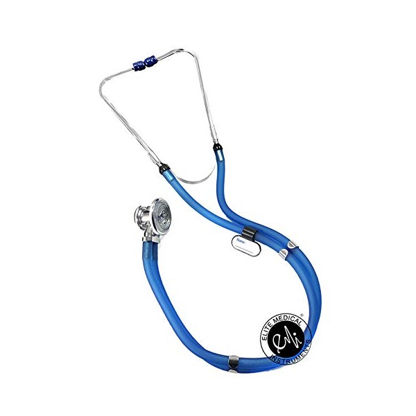 Elite Medical Instruments Sprague Rappaport Dual Head Stethoscope Model 112 Frost Royal