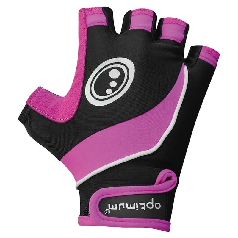 Optimum Women's Nitebrite Fingerless Gloves - Black/Pink, XX-Small