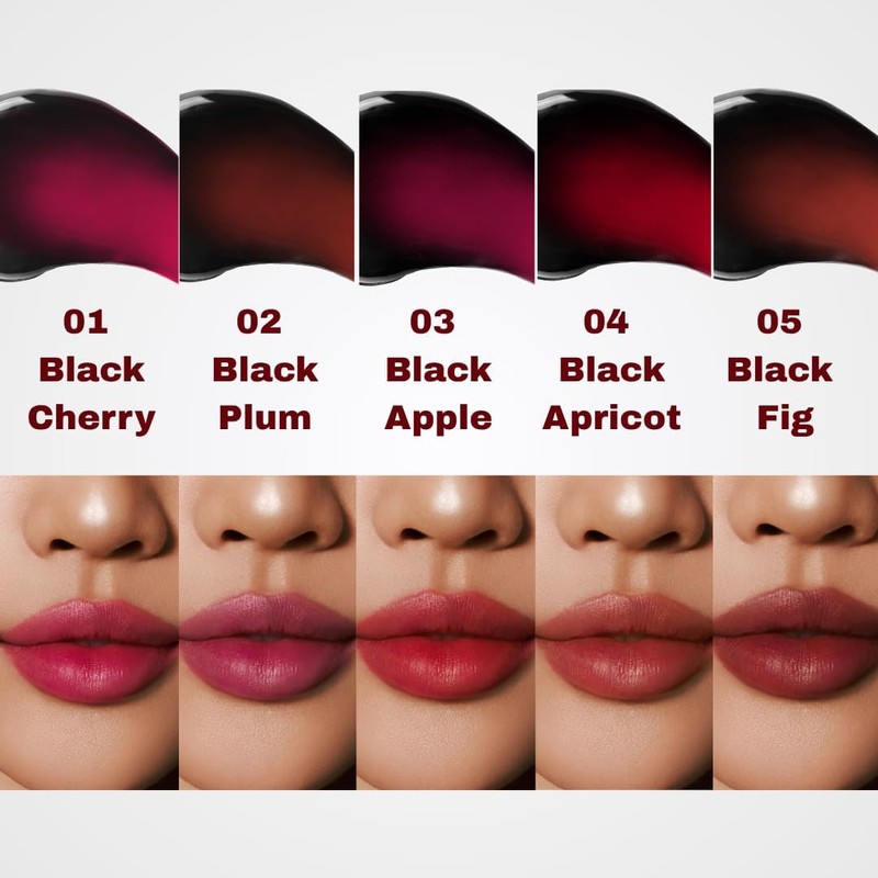 MILKTOUCH Black Peel Off Lip Tattoo - Long-Lasting Matte Lip,