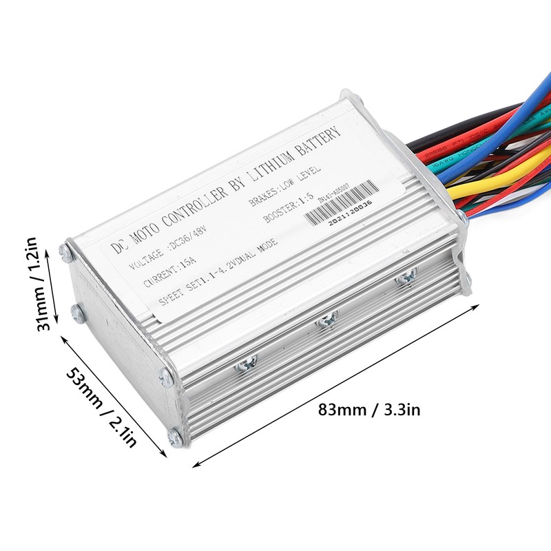 36V/48V 15A Brushless Motor Controller LCD S900 Display Panel Set