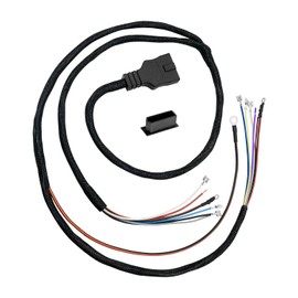 TIKSCIENCE 11 Pin Plow Side Light Wiring Harness with Dust Cover – Fit for Western Fisher Blizzard SnowEx Plows Replace 26347 26377, 3-Plug Vehicle-Side Harness