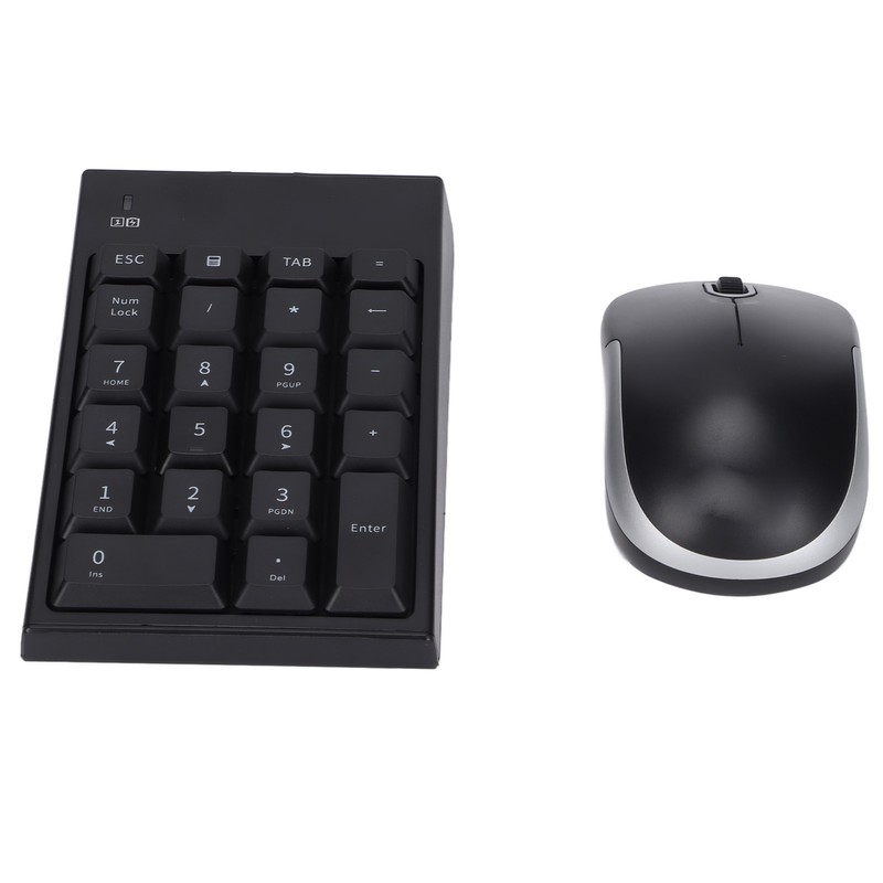Numeric Keyboard Mouse Set MC‑61CB Wireless 2.4g Portable Silent Keypad