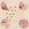 KINBOM 100pcs Lobster Clasp and 200pcs Open Jump Ring, 12x6mm
