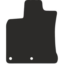 Wielganizator Car Mat - Fits Nissan Qashqai I J10 Crossover 2006-2013 - Velour - Car Accessories - Practical Car Mat - 1 Piece - Black