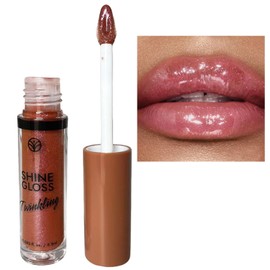 Metfdlaig Lip Gloss Women Girls Plumping Lip Gloss Glitter Tinted Lip gloss Oil Plumper Hydrating Long Lasting Moisturizing Non Sticky Makeup lip gloss (07#)
