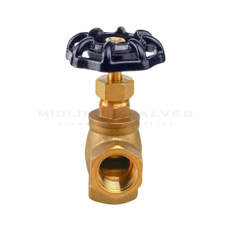 Everflow Supplies 74122-NL 1/2" Angle Short Globe Valve With Female