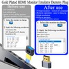 QIANRENON HDMI Headless Display Virtual Dummy Plug HDMI Screenless Remote