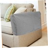 MAGICLULU 2Pcs Elastic Sofa Armrest Covers Light Grey Protective Towels