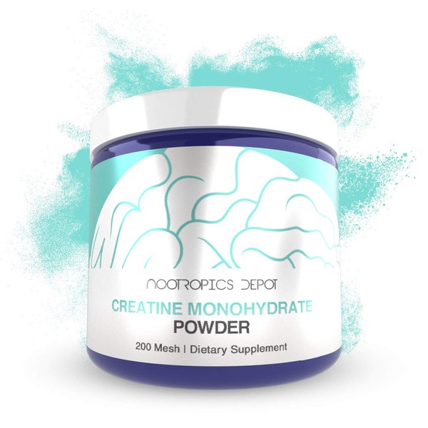 Nootropics Depot Creatine Monohydrate 200 Mesh Powder 500 Grams