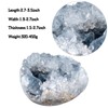 mookaitedecor Natural Celestite Crystal Geode Cluster Irregular Mineral Specimen Stone
