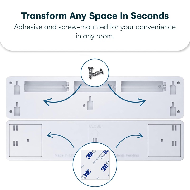 Brilliant Evolution 0.6" Ultra-Thin Wireless Under Cabinet Lights Battery-Operated LED
