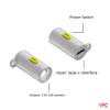7-Pack USB-C Mini LED Flashlights, 210–230 Lumens Plug-In Emergency Lights