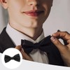 ZKSXOA Adjustable Bowtie,Tux Bowtie Formal Classic Pre-Tied Bow Tie, Men