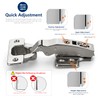 Ravinte 30 Pack 15 Pairs European Kitchen Cabinet Hinges Soft
