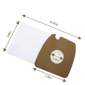 60295 for Eureka MM Mighty Mite Vacuum Bags 3670H, 3670M, 3670, 3670G, 60297A,60295C,Mighty Mite Canisters 10 Pack