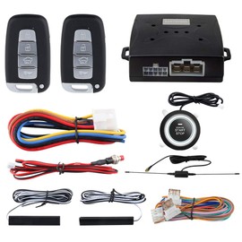 EASYGUARD EC003N-K-1 PKE Car Alarm System Proximity Lock Unlock Push Button Start Remote Engine Start Keyless Go System DC12V