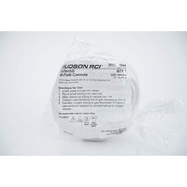 Teleflex 1844 Cannula with 7' O2 Supply Tubing, 7" CO2 Sampling Line and Male Luer Connector, Pack of 25