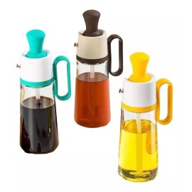 SARO STORE Aceitera Con Brocha Para Cocina 630ml