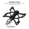 1 Pair Bicycle Quick Release Pedals Aluminum Alloy Bike Bearing