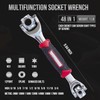 48 in 1 Socket Wrench, Stainless Steel Multi Function Tool