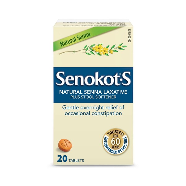 Senokot-S Laxative Tabs Size 30ct