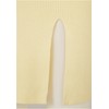 Urban Classics Women's Rib Knit Skirt, Soft yellow