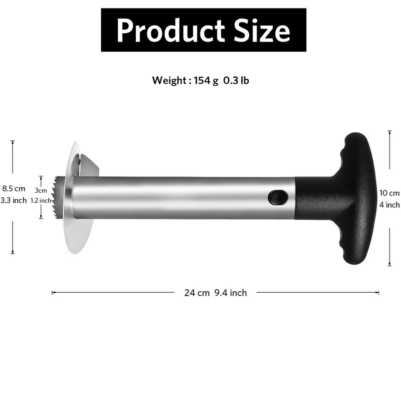 Asdirne Pineapple Cutter, Pineapple Corer with Food Grade Stainless Steel