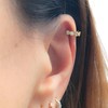 Diamond CZ Ear Cuff Earring Fake Helix Piercing Non Pierced