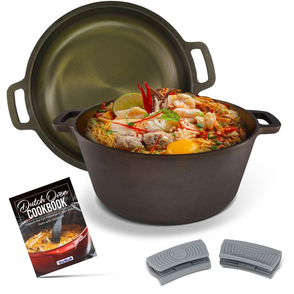 Smooth and Polished Cast Iron Dutch Oven by StarBlue –