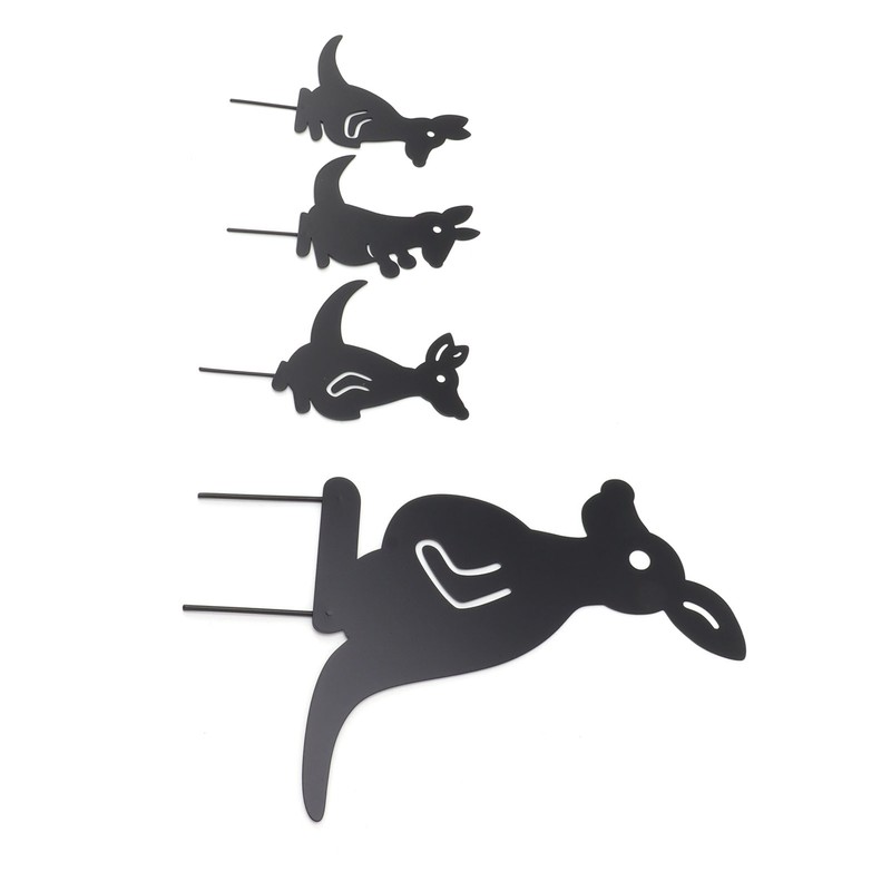 4pcs Iron Art Animal Decoration Ingenious Multi Purpose Kangaroo Plugin