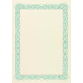 Computer Craft Certificate Papers with Foil Seals 90gsm A4 Green Wave Ref CCC2020 [Pack of 30]