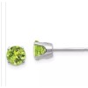 Beautiful Discoveries Pure Sterling Silver 1ctw August Peridot Birthstone cz