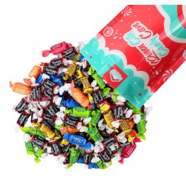 Assorted Flavored Mini Tootsie Rolls Bulk Chews, Individually Wrapped Tootsie Roll Midgees, Mini Bites- Bulk Taffy Candy by Queen City Candy Cave, 1 Pound
