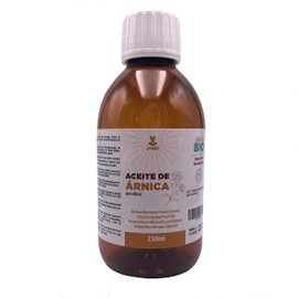 250ml - Pure Organic Macerated Arnica Oil Arnica in Olive and Rosemary Extract as Antioxidant