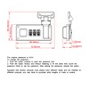 2pcs Tool Box Hasp, Luggage Suitcase Hasps with Combination Lock,Replacement