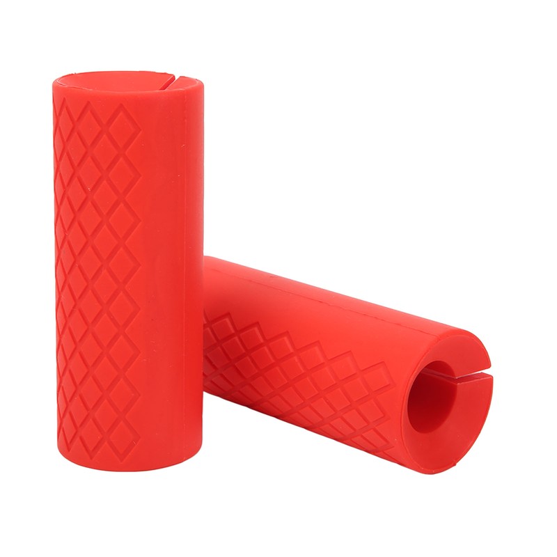 1 Pair Dumbbell Grip Silicone Anti Slip Thicken Bar Grip