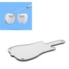 AmeriCan Goods Tooth Shape Dental Handle Hand Mirror 5½” x