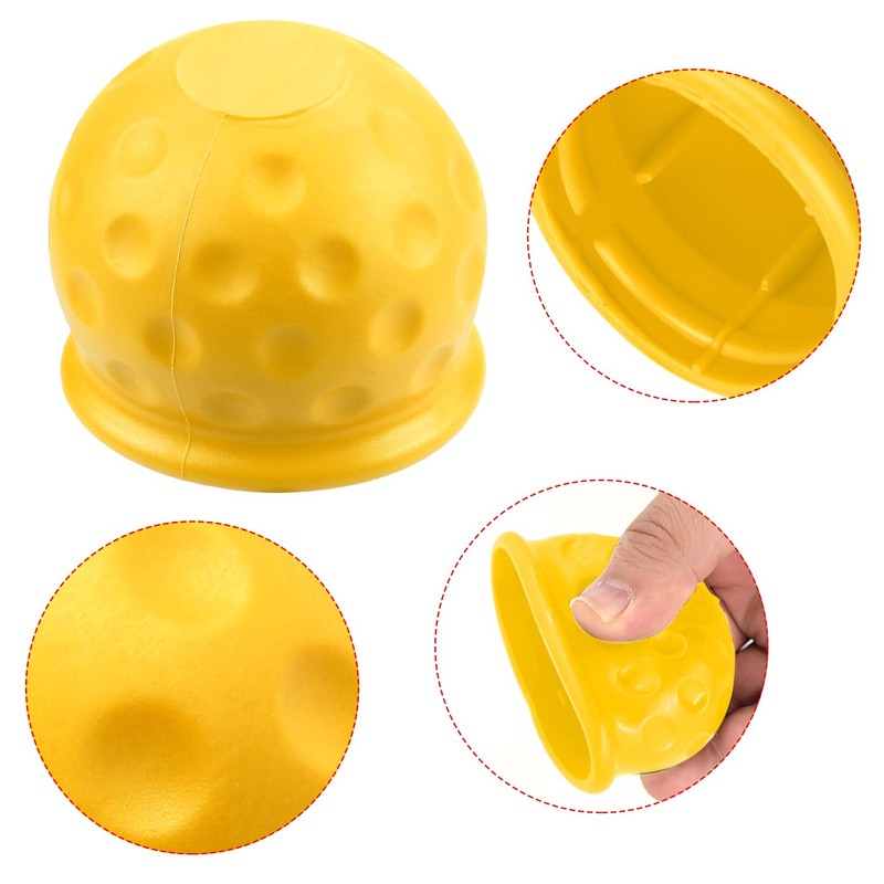 Rumyve 1-Piece Trailer Hitch Ball Cover - Abrasion-Resistant and Dust-Proof