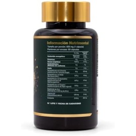 Cúrcuma Nanocomplex con Quercetina, Piperina, Zinc, Vitamina D3 y Ácido Alfa Lipoico, 60 Cápsulas Vegetales, Alta
