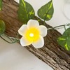 Frangipani String Lights, 10 LEDs 6Ft Artificial Ivy Leaf Plants