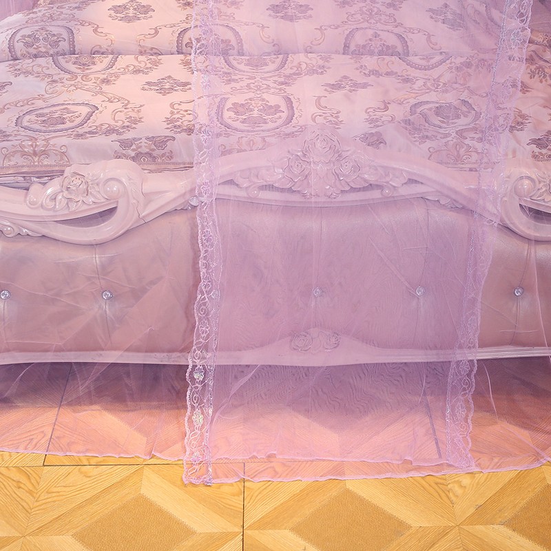 Luxury Princess Four Corner Post Bed Curtain Canopy Netting Mosquito